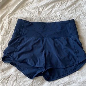 EUC Lululemon High-Rise Speed Shorts